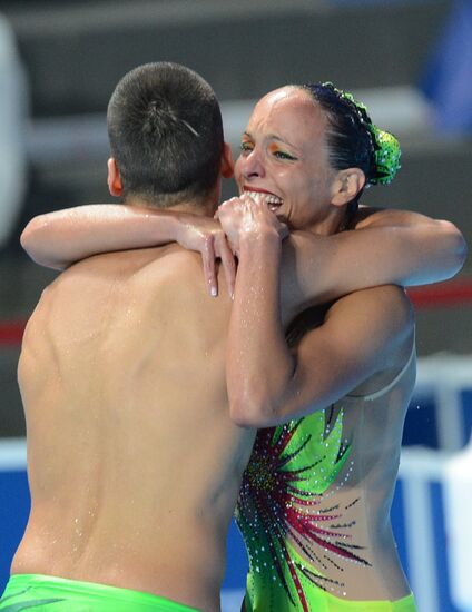 2015 FINA World Championships. Synchronized swimming. Mixed duets. Free routine. Finals