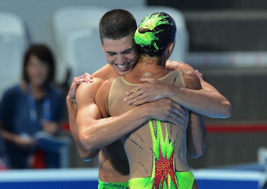 2015 FINA World Championships. Synchronized swimming. Mixed duets. Free routine. Finals