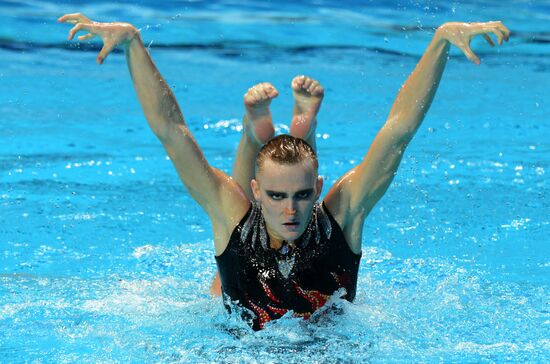 FINA 2015 World Championships. Synchronized swimming. Mixed duets. Free routine. Finals