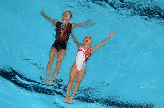 FINA 2015 World Championships. Synchronized swimming. Mixed duets. Free routine. Finals