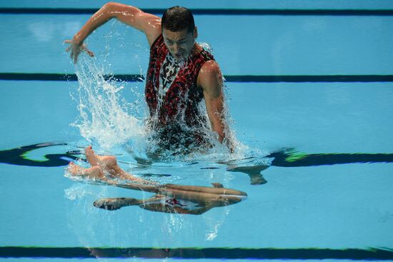 FINA 2015 World Championships. Synchronized swimming. Mixed duets. Free routine. Finals