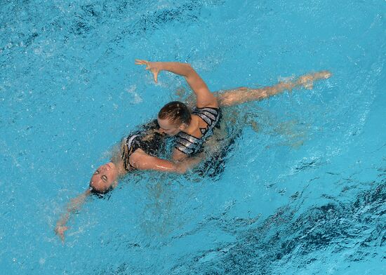 FINA 2015 World Championships. Synchronized swimming. Mixed duets. Free routine. Finals