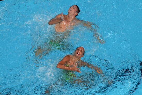 2015 FINA World Championships. Synchronized swimming. Mixed duets. Free routine. Finals