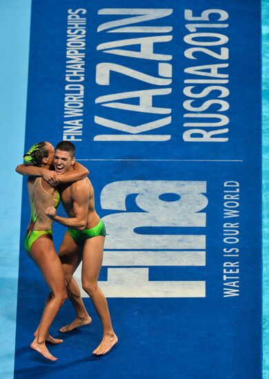 FINA 2015 World Championships. Synchronized swimming. Mixed duet. Free routine. Finals