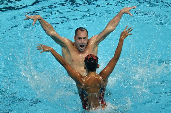 FINA 2015 World Championships. Synchronized swimming. Mixed duet. Free routine. Finals
