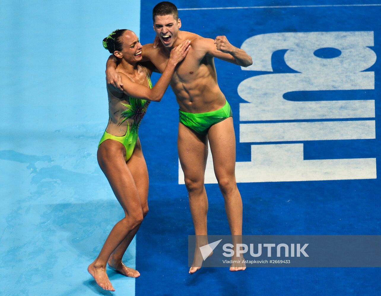 FINA 2015 World Championships. Synchronized swimming. Mixed duet. Free routine. Finals