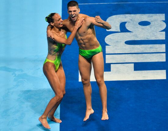 FINA 2015 World Championships. Synchronized swimming. Mixed duet. Free routine. Finals