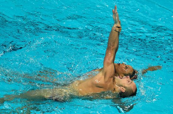 FINA 2015 World Championships. Synchronized swimming. Mixed duet. Free routine. Finals