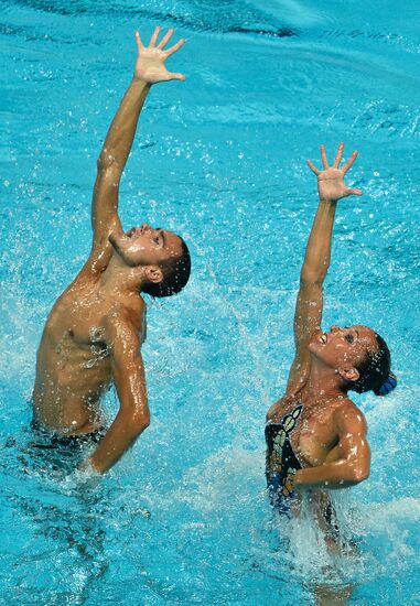 FINA 2015 World Championships. Synchronized swimming. Mixed duet. Free routine. Finals