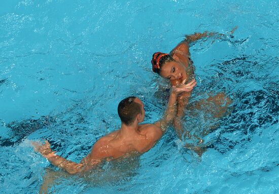 2015 FINA World Championships. Synchronized swimming. Mixed duets. Free routine. Finals