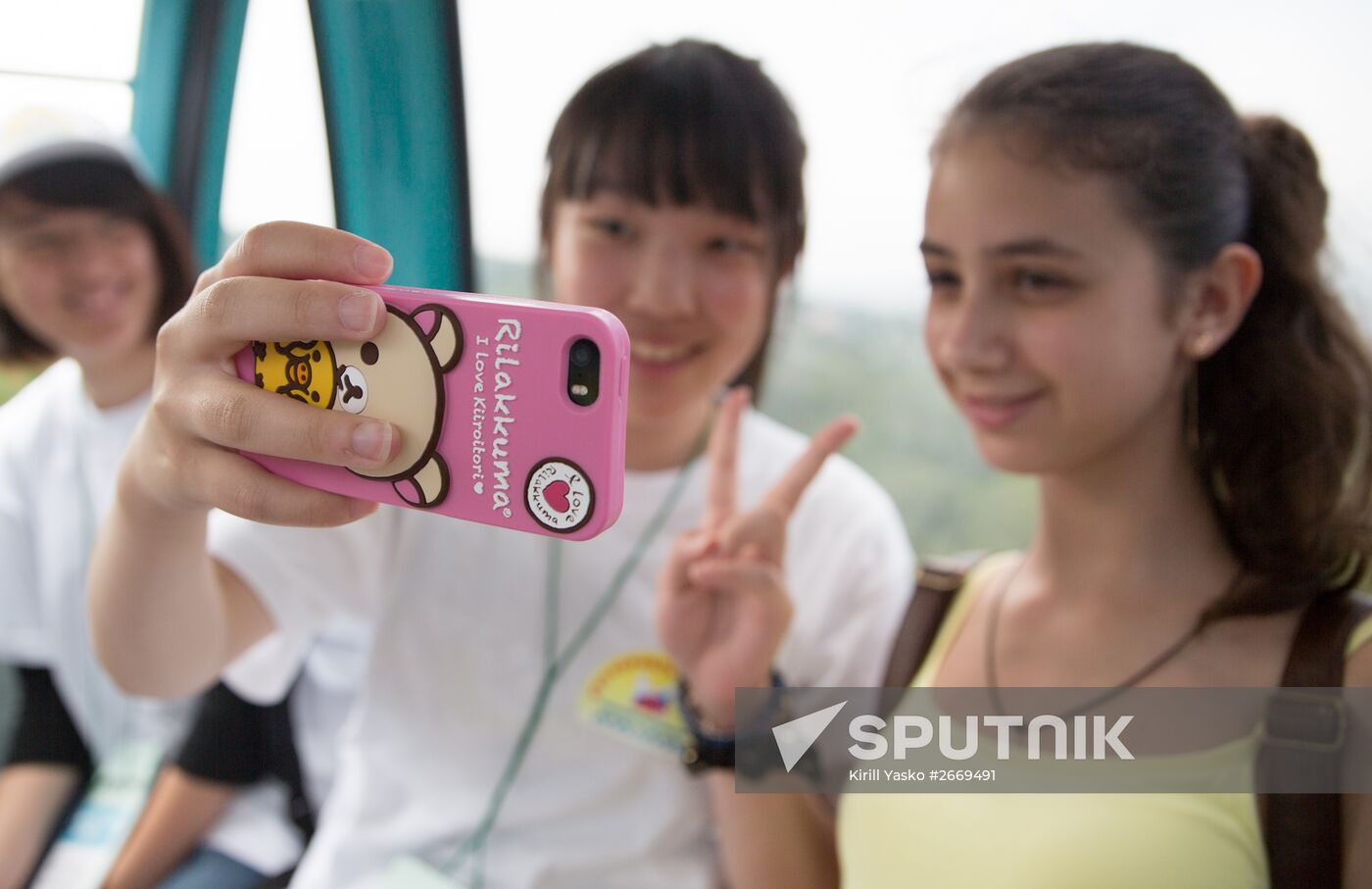 "Friendship Ship" with Japanese children arrives in Sakhalin