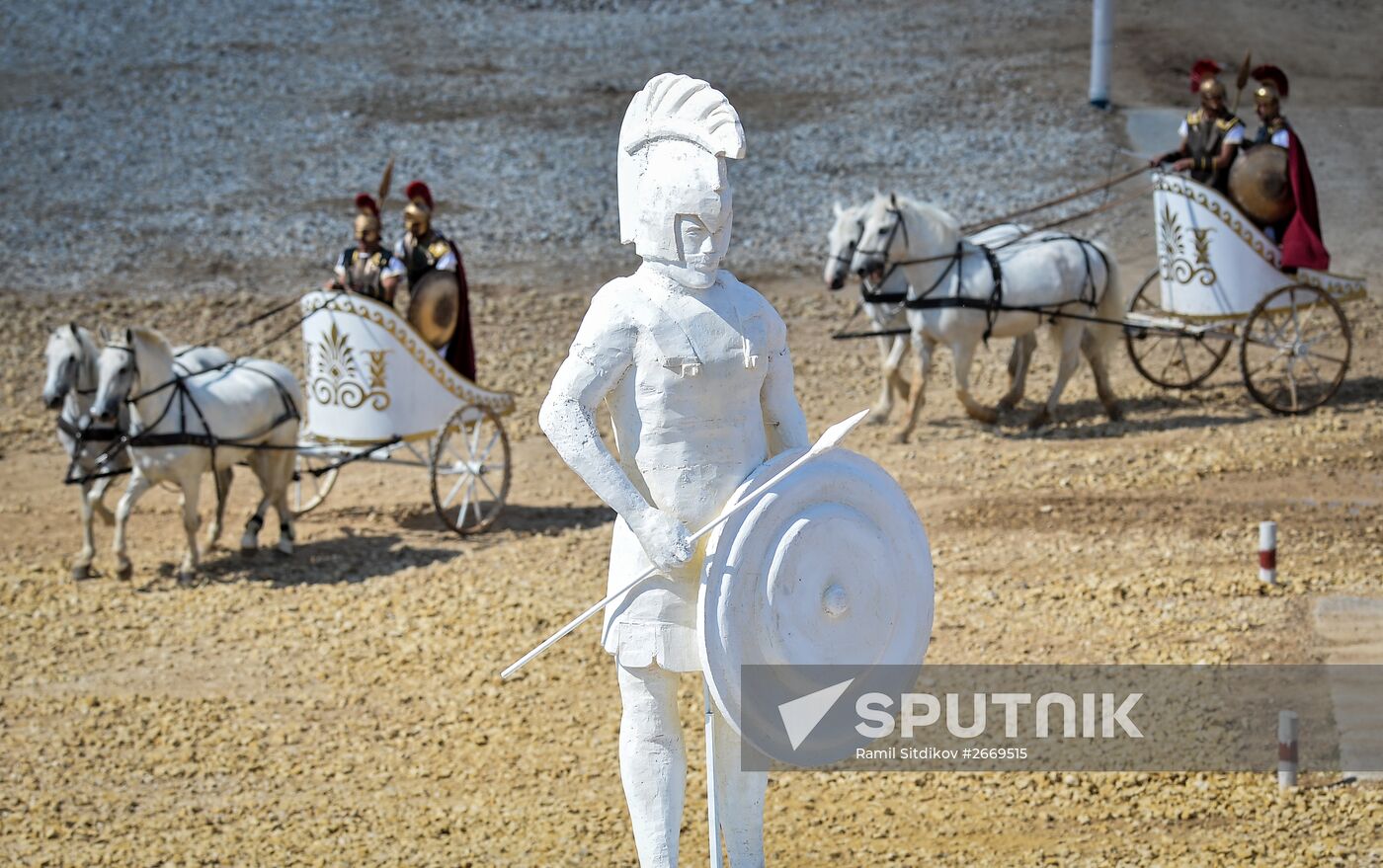 Rehearsal of International Army Games 2015