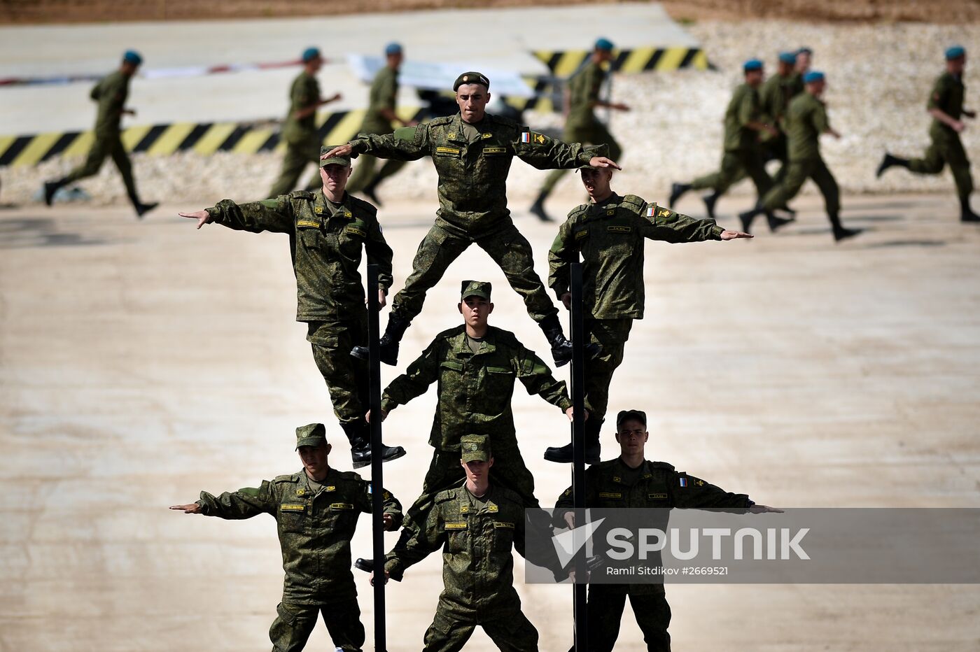 Rehearsal of International Army Games 2015