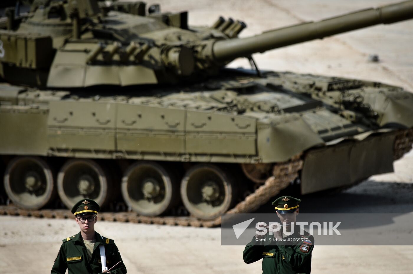 Rehearsal of International Army Games 2015