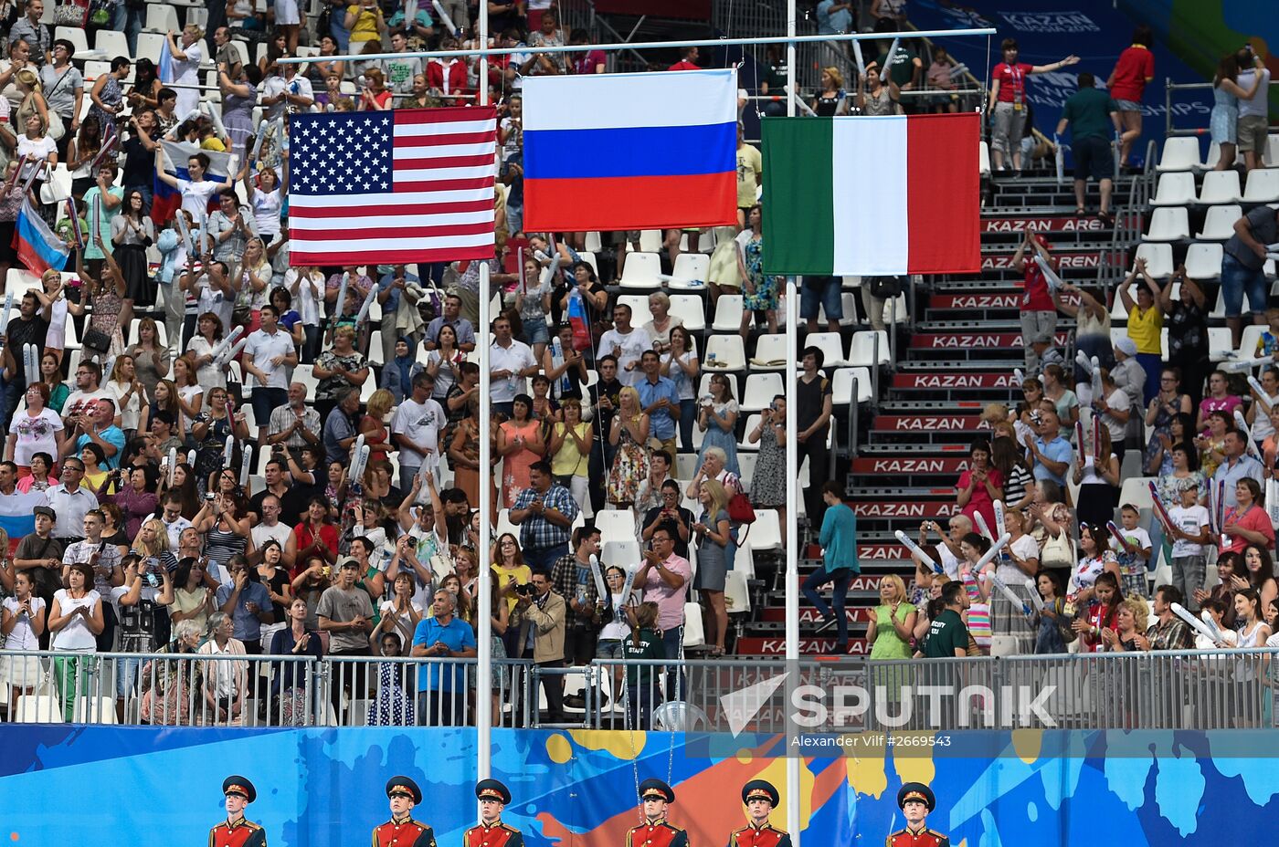 FINA World Championships 2015. Synchronized swimming. Mixed duets. Free routine