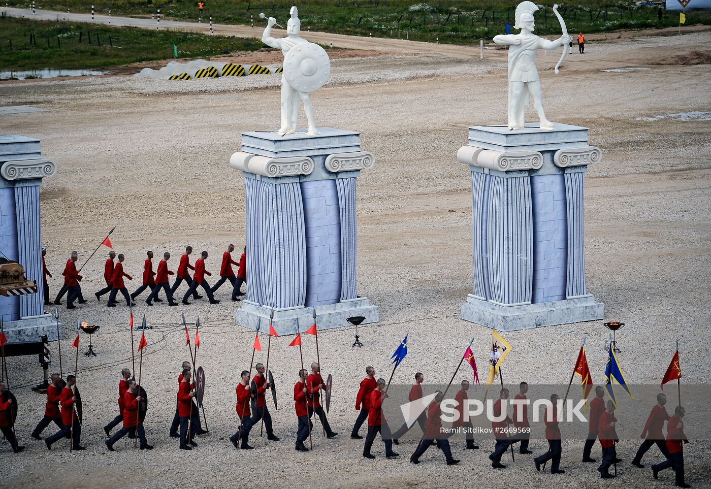 Rehearsal of International Army Games 2015