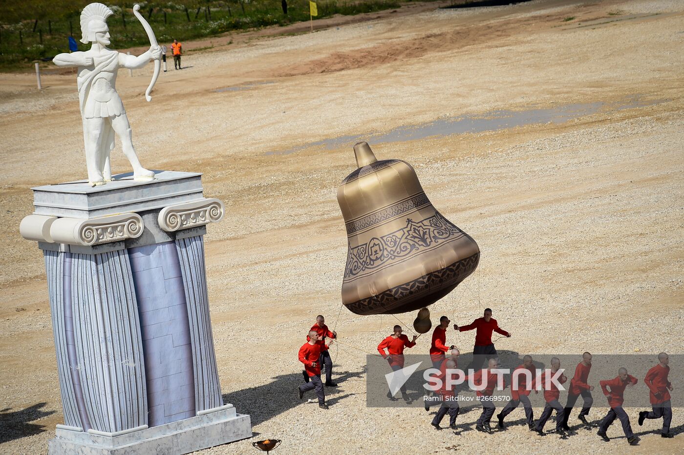 Rehearsal of International Army Games 2015
