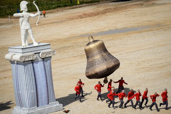 Rehearsal of International Army Games 2015