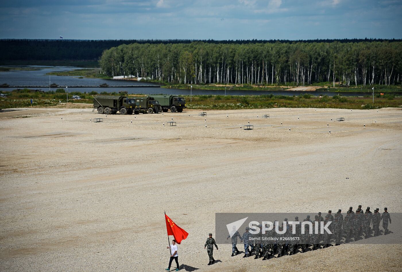 Rehearsal of International Army Games 2015