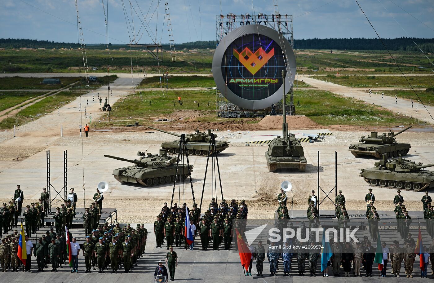 Rehearsal of International Army Games 2015
