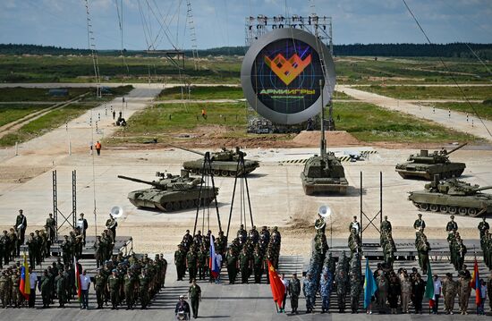 Rehearsal of International Army Games 2015