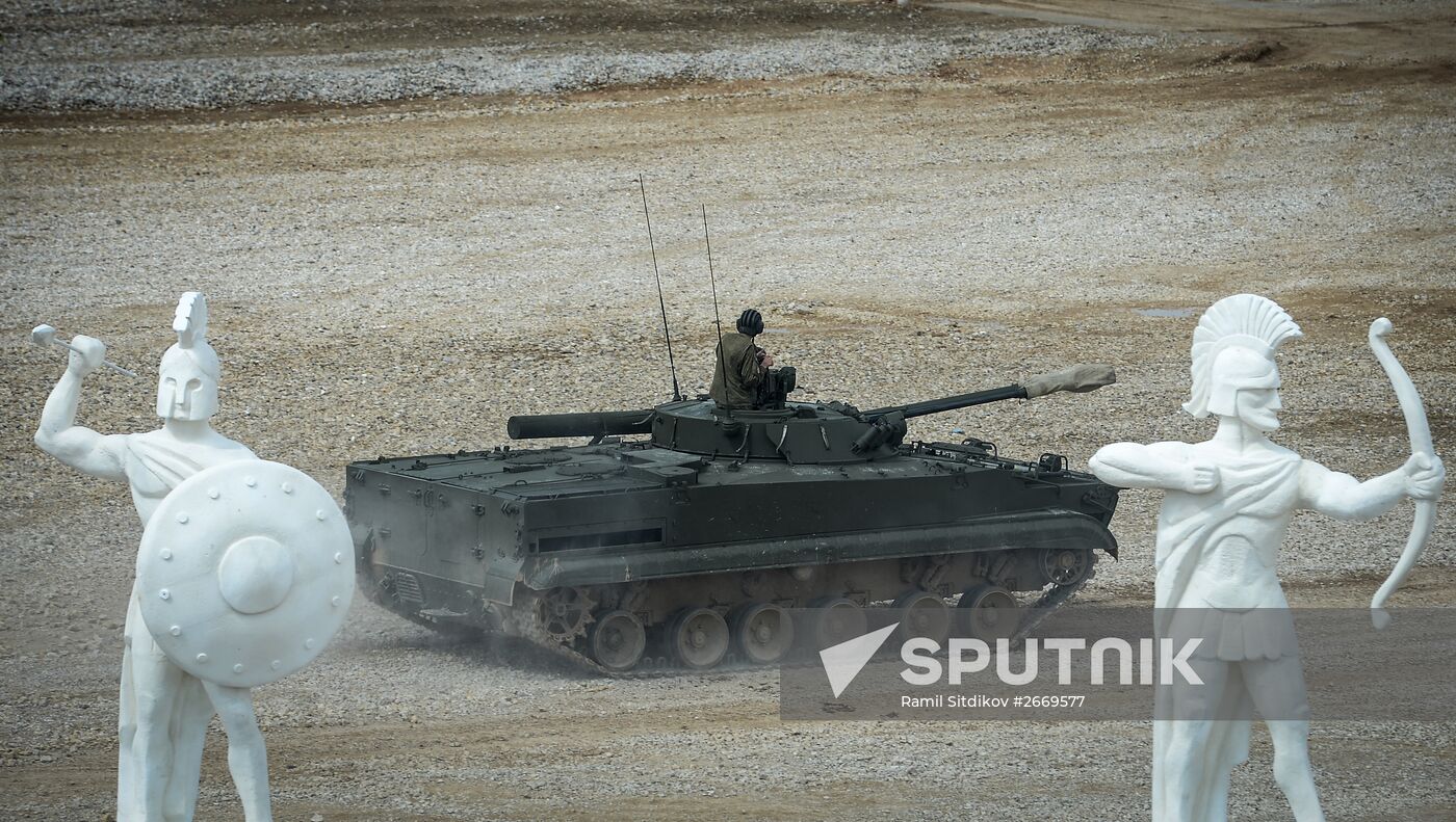 Rehearsal of International Army Games 2015