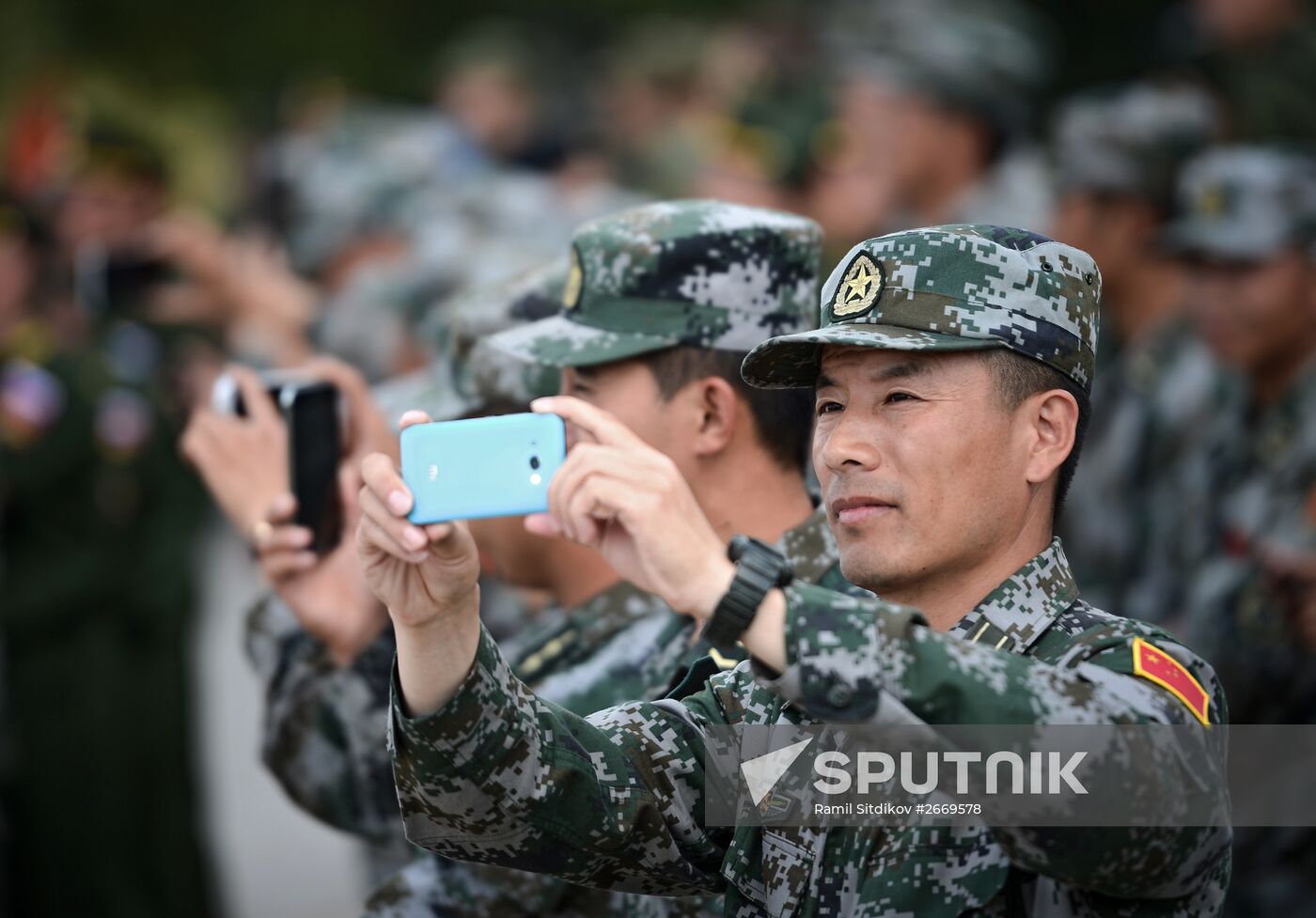 Rehearsal of International Army Games 2015