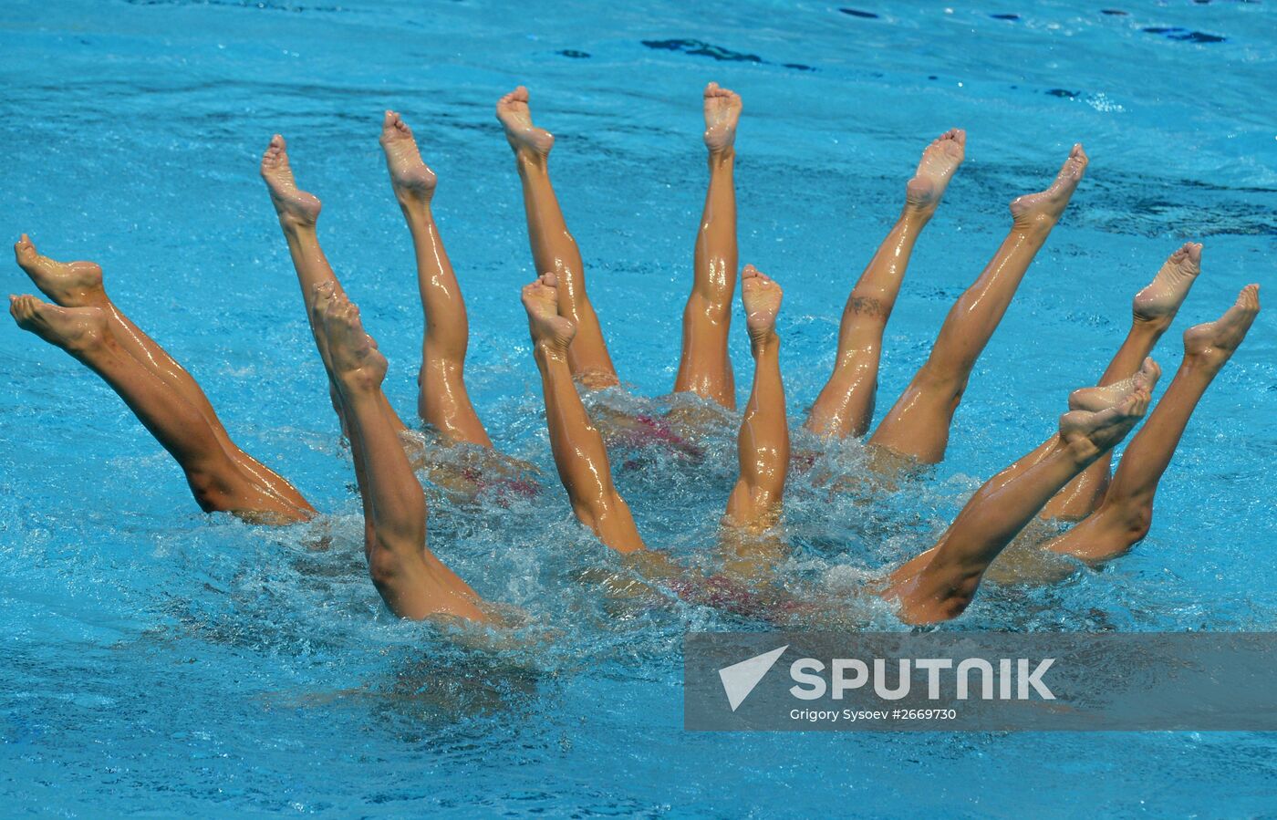2015 FINA World Championships. Synchronized swimming. Women's team free final