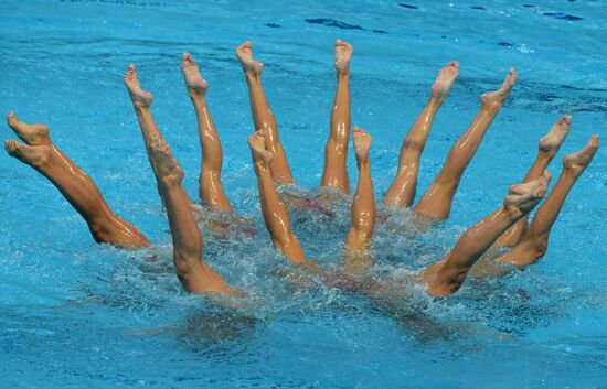 2015 FINA World Championships. Synchronized swimming. Women's team free final