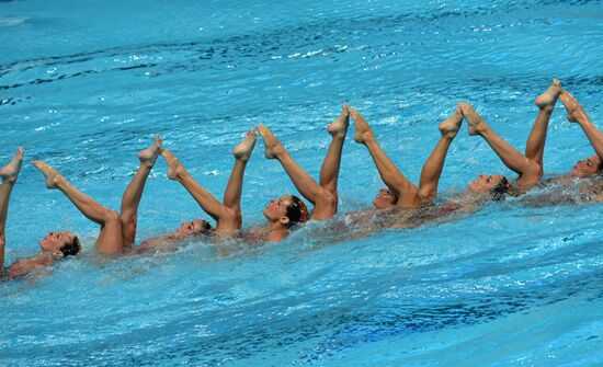 2015 FINA World Championships. Synchronized swimming. Women's team free final