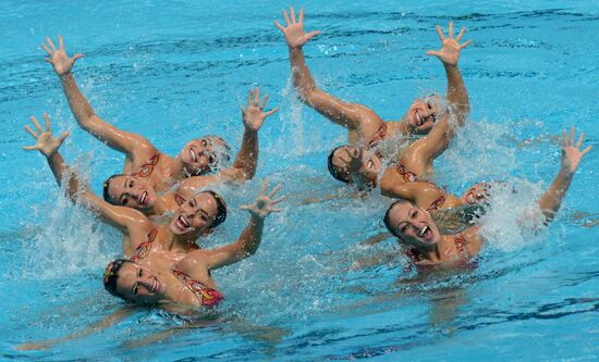 2015 FINA World Championships. Synchronized swimming. Women's team free final