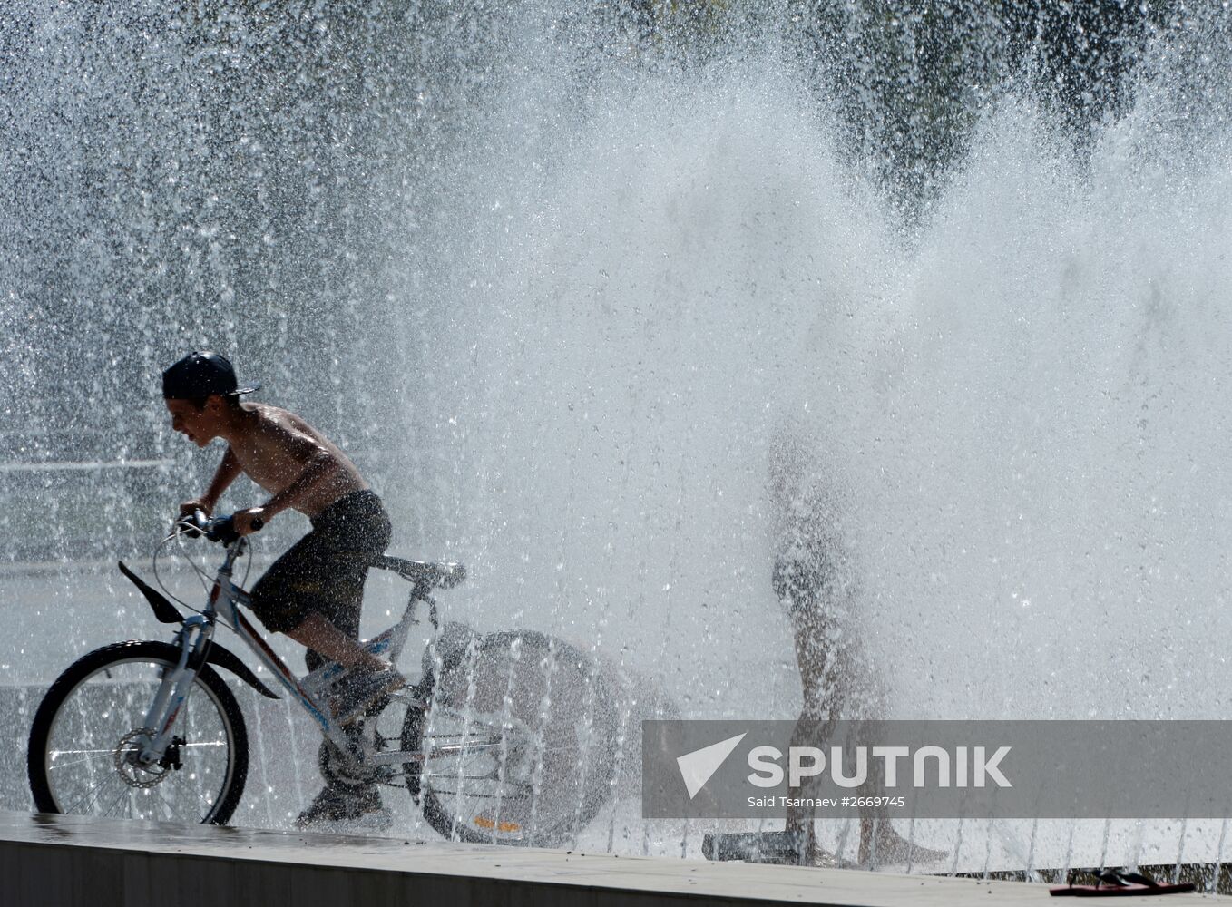 Heatwave hits Grozny