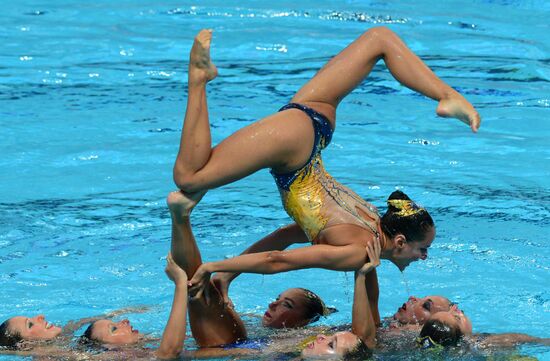 2015 FINA World Championships. Synchronized swimming. Women's team free final