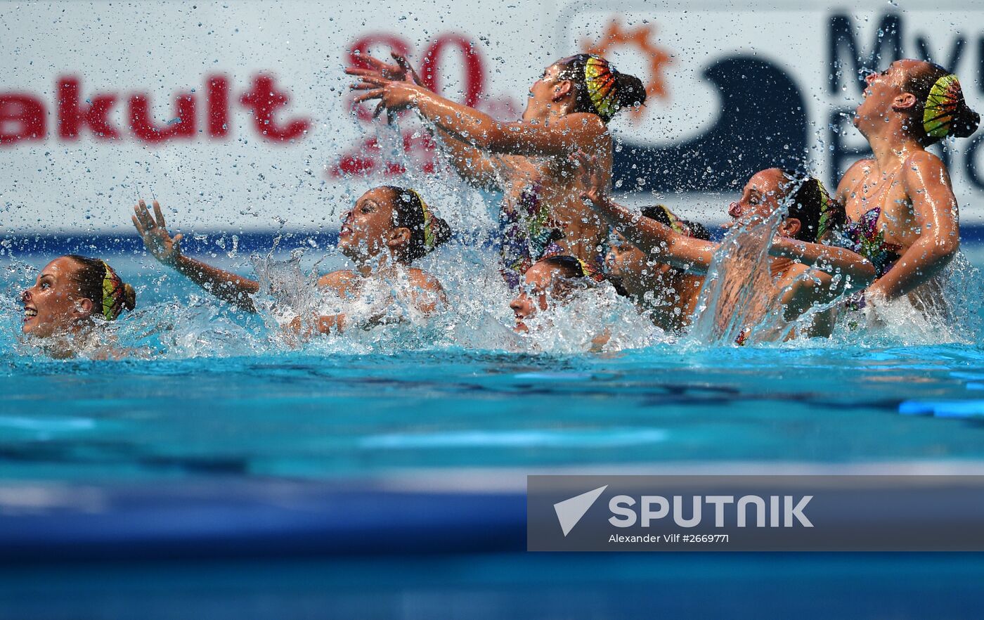 2015 FINA World Championships. Synchronized swimming. Women's team free final