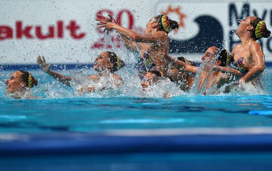 2015 FINA World Championships. Synchronized swimming. Women's team free final