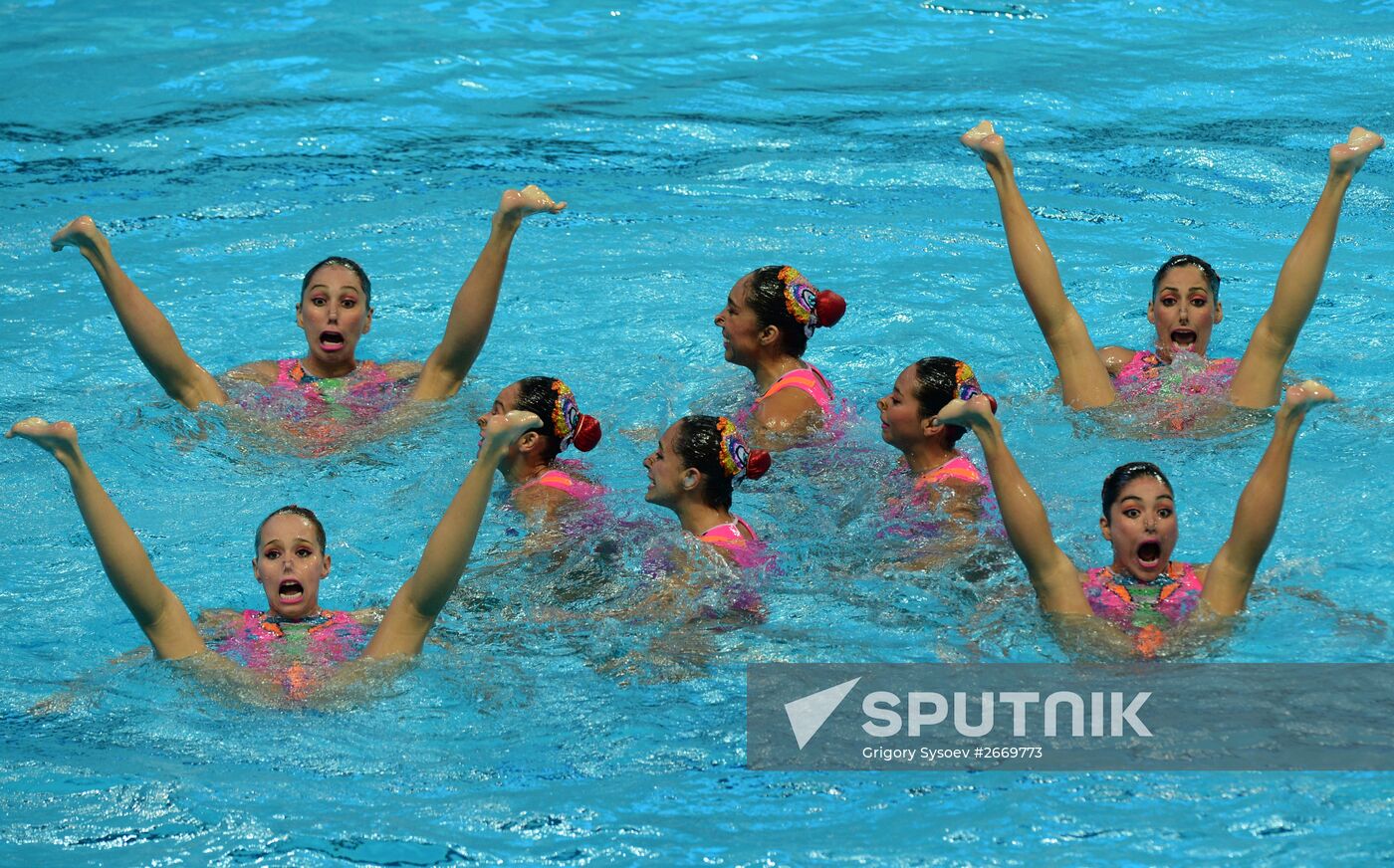 2015 FINA World Championships. Synchronized swimming. Women's team free final