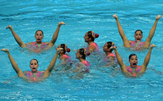 2015 FINA World Championships. Synchronized swimming. Women's team free final