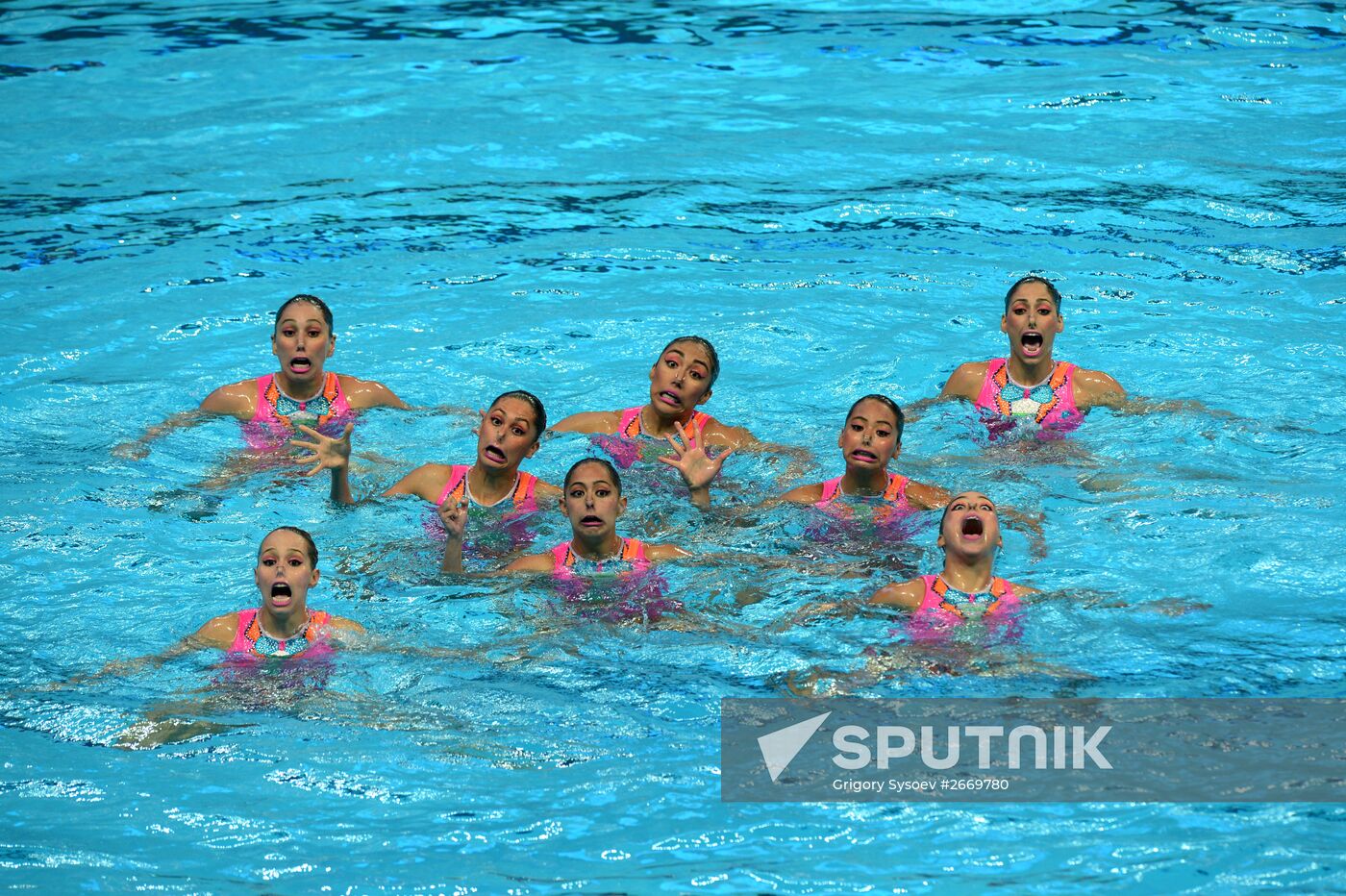 2015 FINA World Championships. Synchronized swimming. Women's team free final