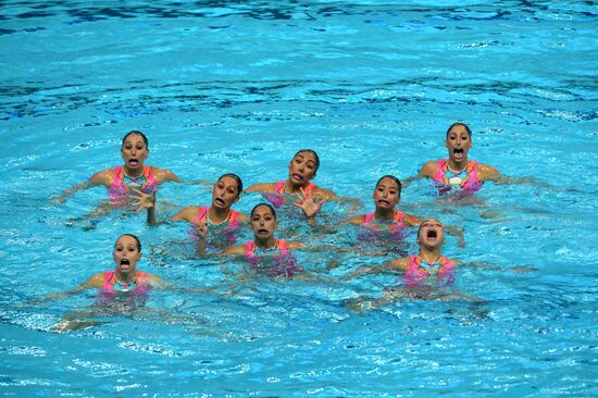 2015 FINA World Championships. Synchronized swimming. Women's team free final