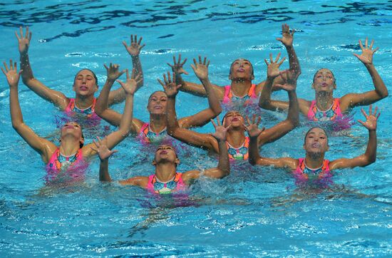 2015 FINA World Championships. Synchronized swimming. Women's team free final