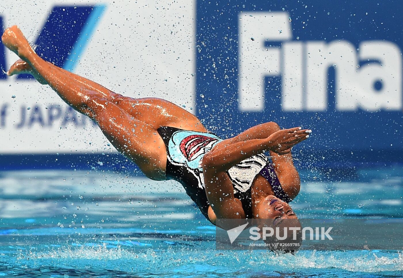 2015 FINA World Championships. Synchronized swimming. Women's team free final