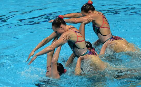 2015 FINA World Championships. Synchronized swimming. Women's team free final