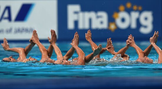 2015 FINA World Championships. Synchronized swimming. Women's team free final