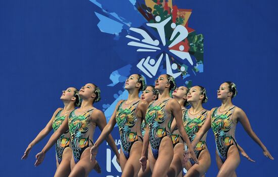 2015 FINA World Championships. Synchronized swimming. Women's team free final