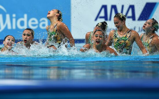 2015 FINA World Championships. Synchronized swimming. Women's team free final