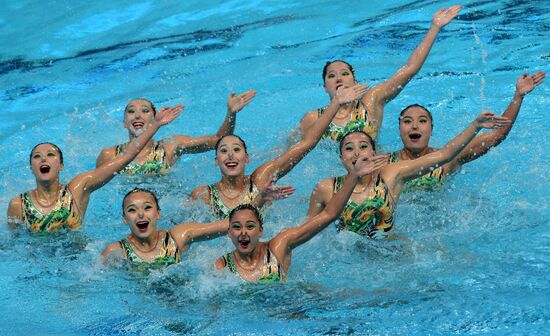 2015 FINA World Championships. Synchronized swimming. Women's team free final