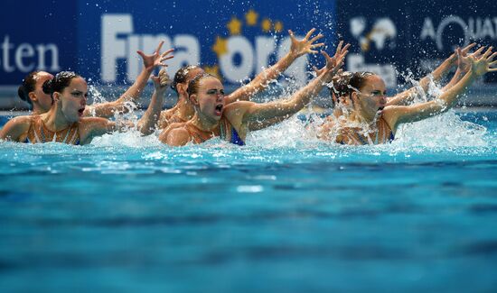 2015 FINA World Championships. Synchronized swimming. Women's team free final