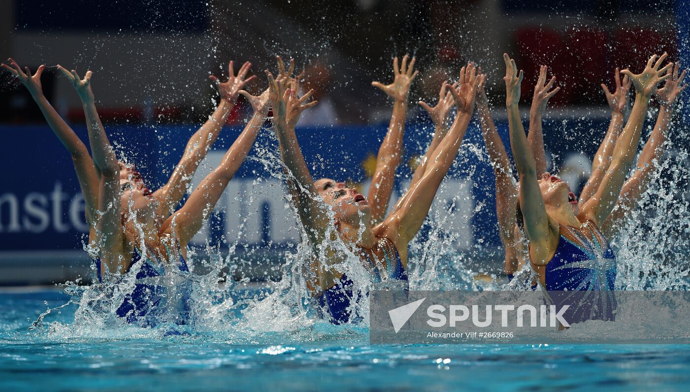 2015 FINA World Championships. Synchronized swimming. Women's team free final