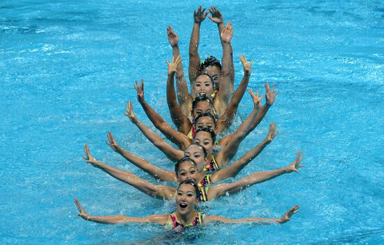 2015 FINA World Championships. Synchronized swimming. Women's team free final