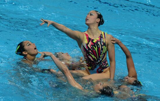 2015 FINA World Championships. Synchronized swimming. Women's team free final